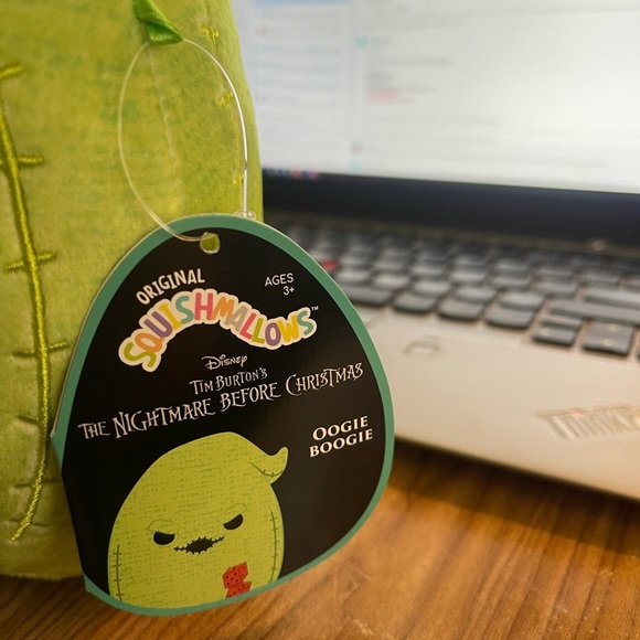 Squishmallows green Oogie Boogie The Nightmare Before Christmas 5" Stuffed Plush - Picture 2 of 2